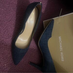 Michael Kors denim look heels
